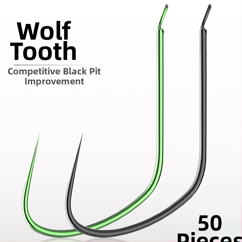 Karpové háčiky bez ostňov, vo veľkom množstve, zliatina oceľou z uhlíka, čísla 3–11, na rybárčenie v rieke, jazere, priehrade a potoku
