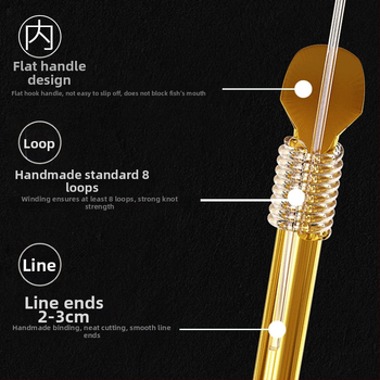 Obyčajný rybársky háčik — dvojitý háčik, proti zamotaniu, zlatý manžet, ostrosť