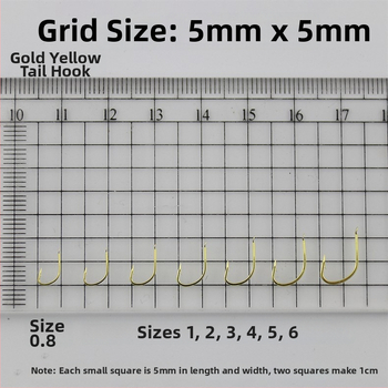 Rybársky háčik s ostným hrotom, veľkosť 5, balenie 2000, Guole Rybolovné zariadenie