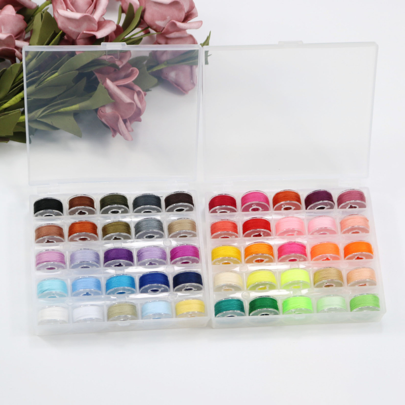 Sada cievok šijacích nití v plastovej krabičke - Séria Suit, 100 ks, cca 220 g, Zhejiang