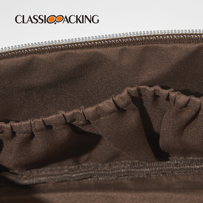 PU kožená viacsektorová taška na kozmetiku na cestovanie – vodeodolná, odolná voči opotrebeniu, veľký objem, podšívka z polyesteru