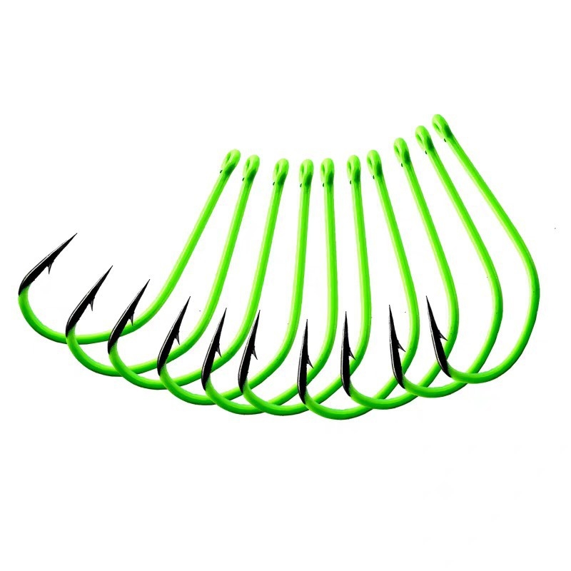 Lidao lumineskujúci tubový háčik na rybolov, pre morské rybárstvo, model Maruse, balenie 500 ks