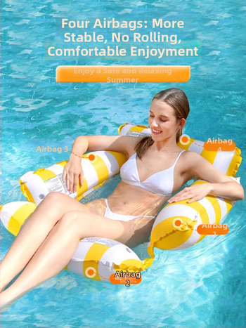 Nafukovacia plávajúca platňa do bazéna – Plastový materiál, Búna, Vodný valec, Podpora funkcie