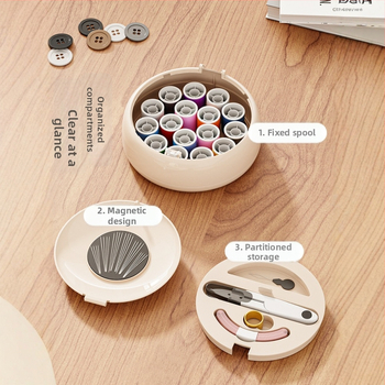 Šijací set Zowei, model H8333, magnetický, prenosný, Nový čínsky štýl