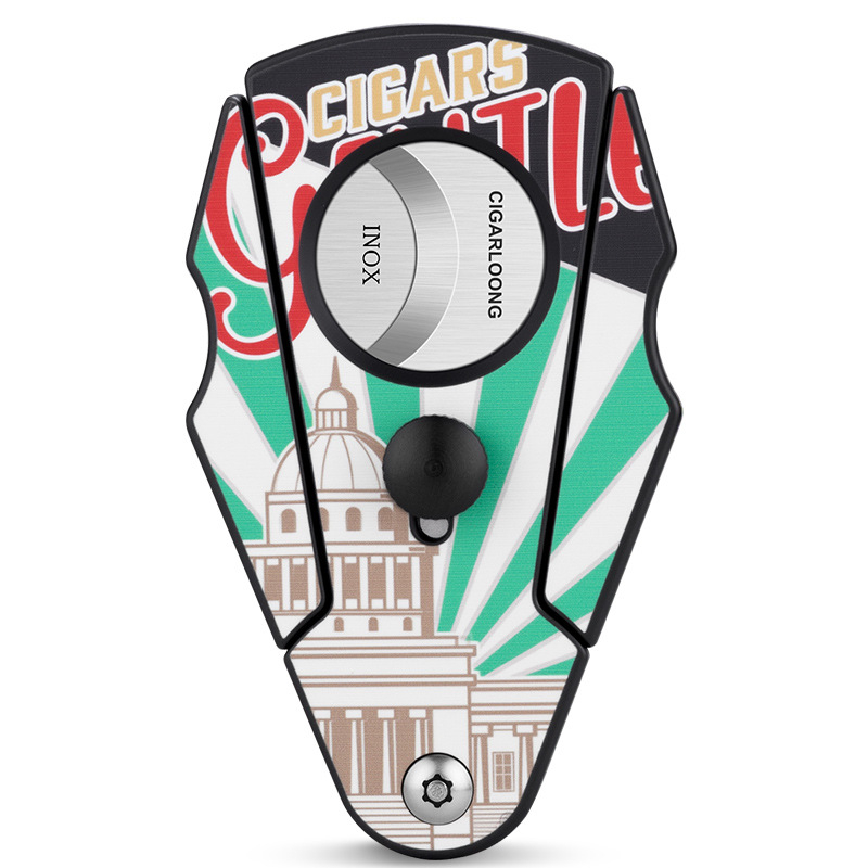 CIGARLOONG nerezový rezací nástroj na cigare CL-SJ51 | štýl: ľahký luxus, jednoduchý dizajn