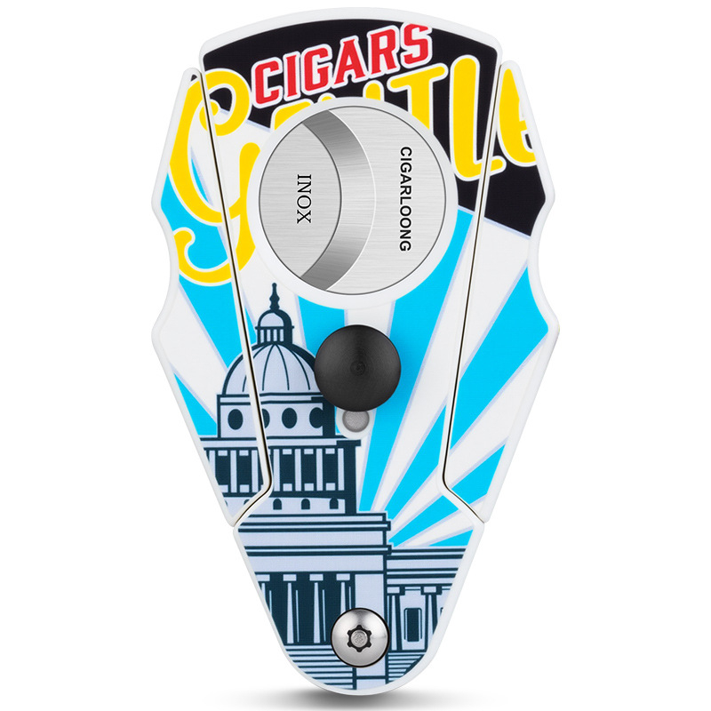 CIGARLOONG nerezový rezací nástroj na cigare CL-SJ51 | štýl: ľahký luxus, jednoduchý dizajn