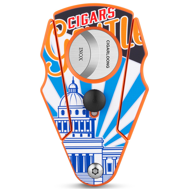 CIGARLOONG nerezový rezací nástroj na cigare CL-SJ51 | štýl: ľahký luxus, jednoduchý dizajn