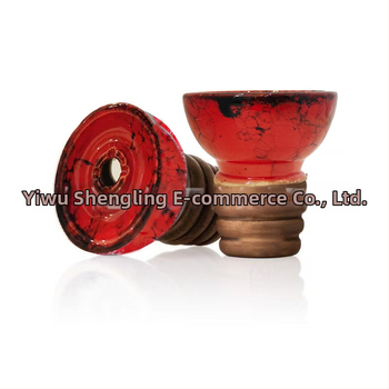 Keramická šíša misa, prasknutý povrch, jednootvorový otvor