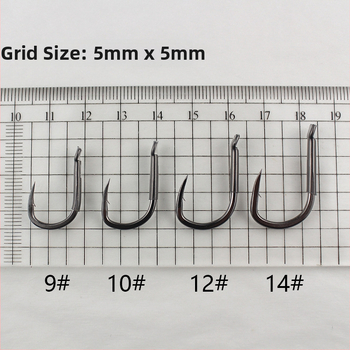 Horog z titánovej zliatiny – ostrý háčik pre Grass Carp a Sturgeon; Balenie 2000 kusov; Vhodné pre rezervoáre, jazierka, rieky a jazerá