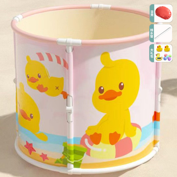 Mobiko Skladacie vedro na kúpanie, bez montáže, z plastu, univerzálne pre dospelých a deti, zosilnené prevedenie