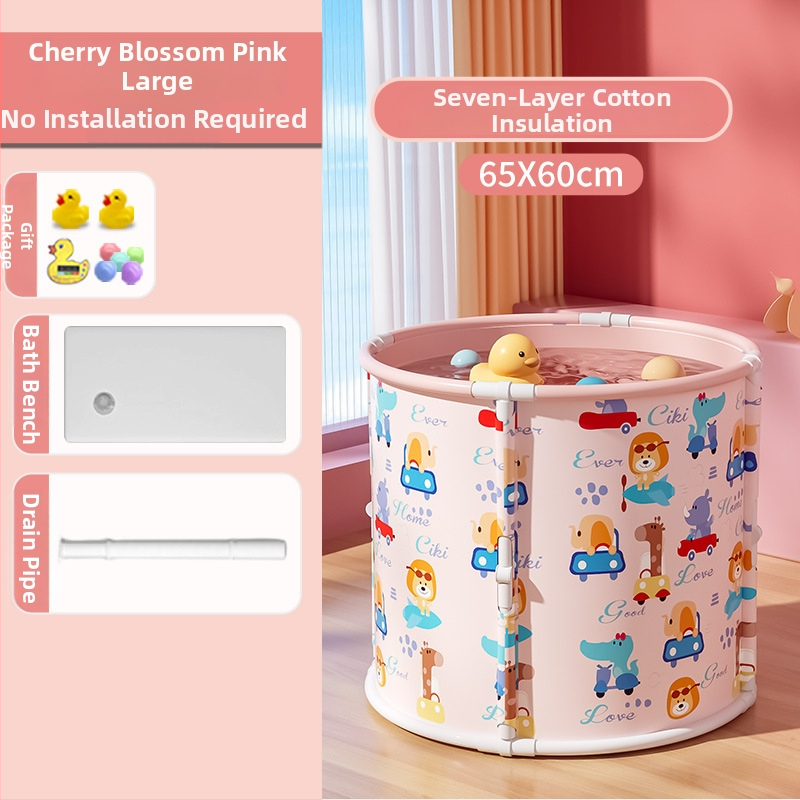 Mobiko Skladacie vedro na kúpanie, bez montáže, z plastu, univerzálne pre dospelých a deti, zosilnené prevedenie