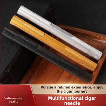 Príslušenstvo na cigary – Viacúčelová zubová ihla pre cigary, čistič cigár, dierovací typ pre priechod dymu, prenášateľný čistič cigár, značka Dhl