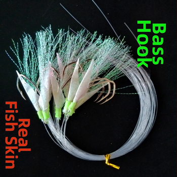 Bežný rybársky háčik, model 5084, ostnatý hrot a svetelný trubičkový kryt pre morské rybárčenie z lode