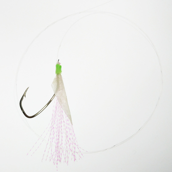 Bežný rybársky háčik, model 5084, ostnatý hrot a svetelný trubičkový kryt pre morské rybárčenie z lode