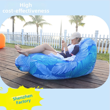 Jednoosobový nafukovací matrac na kempovanie, ľahký 0,7 kg, nosnosť 200 kg, materiál 210T proti pretrhnutiu a vode