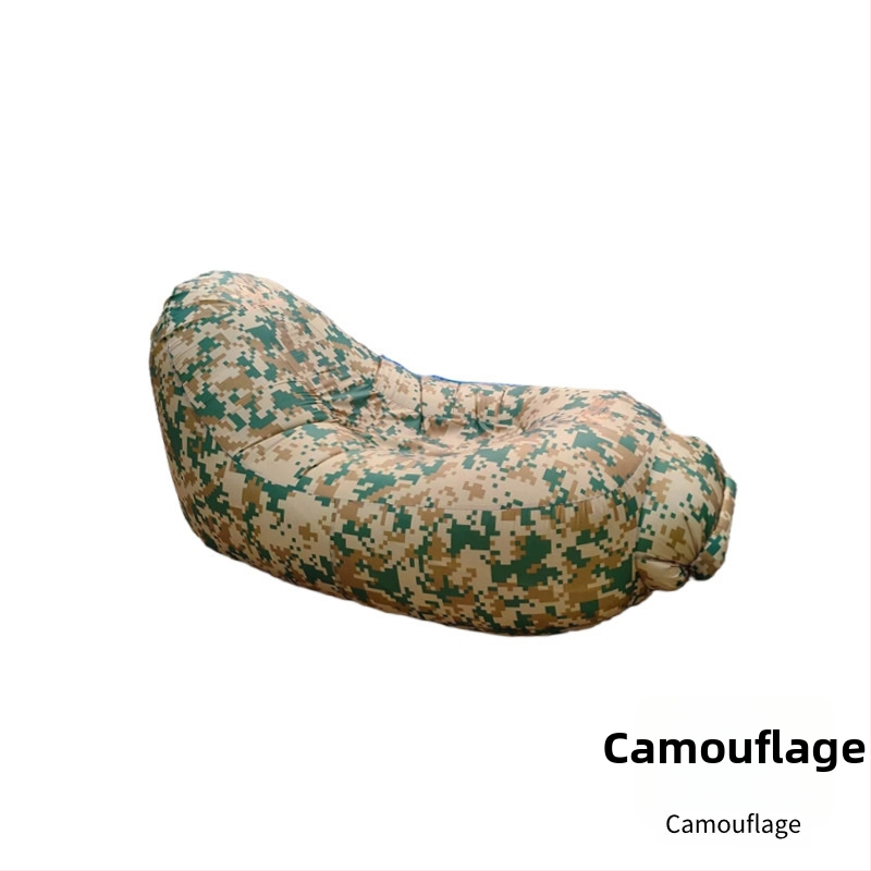 Jednoosobový nafukovací matrac na kempovanie, ľahký 0,7 kg, nosnosť 200 kg, materiál 210T proti pretrhnutiu a vode