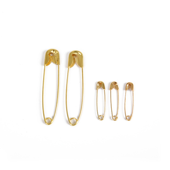 Jushun železný špendlík, galvanizovaný alebo niklovaný povrch, jednoduchý štýl