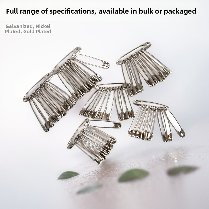 Jushun železný špendlík, galvanizovaný alebo niklovaný povrch, jednoduchý štýl