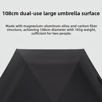 Parachase slnečno-dážďový dážnik - ultrakľahký, vinilová potiahnutá látka, UPF >50, hliníkový rám a tyč, ručné otváranie, tlač loga dostupná