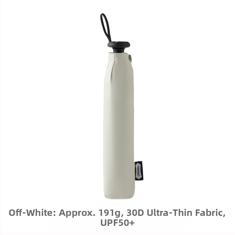 Parachase slnečno-dážďový dážnik - ultrakľahký, vinilová potiahnutá látka, UPF >50, hliníkový rám a tyč, ručné otváranie, tlač loga dostupná