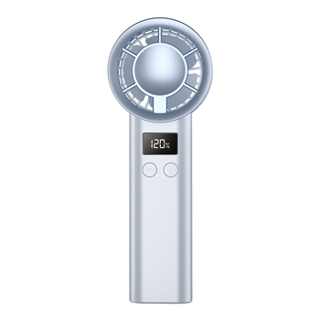 Käeshoitav USB ventilaator, 3 tiivad, sisseehitatud aku 1000–1200 mAh, USB toide, müratase alla 36 dB, 100 kiiruse taset