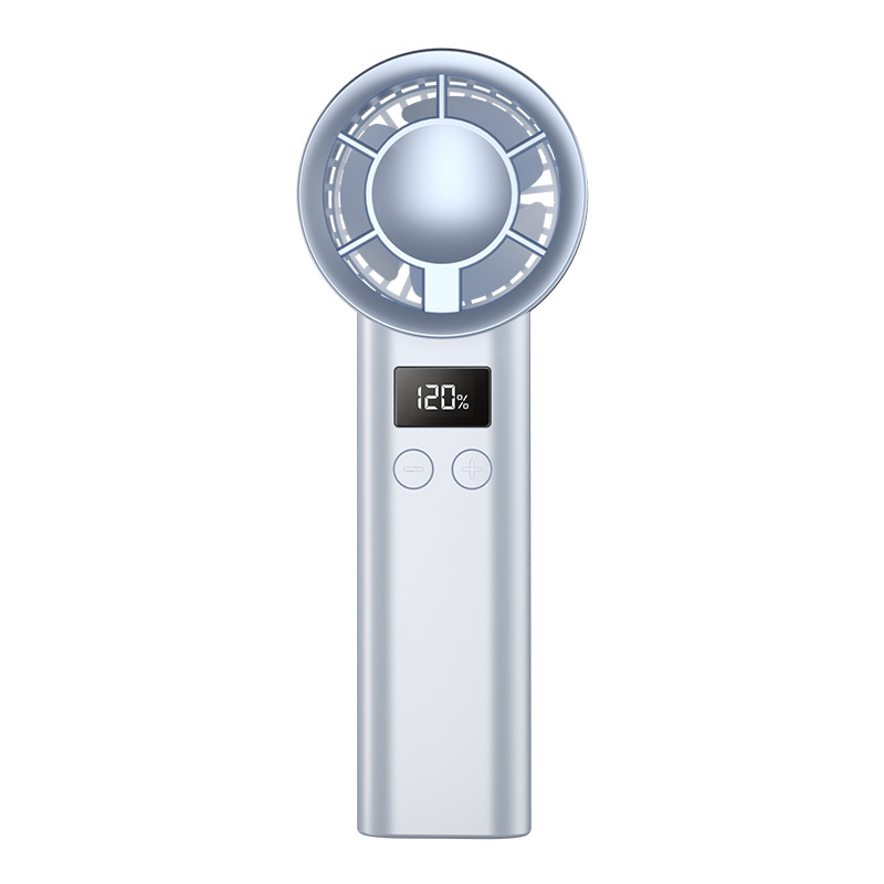 Käeshoitav USB ventilaator, 3 tiivad, sisseehitatud aku 1000–1200 mAh, USB toide, müratase alla 36 dB, 100 kiiruse taset
