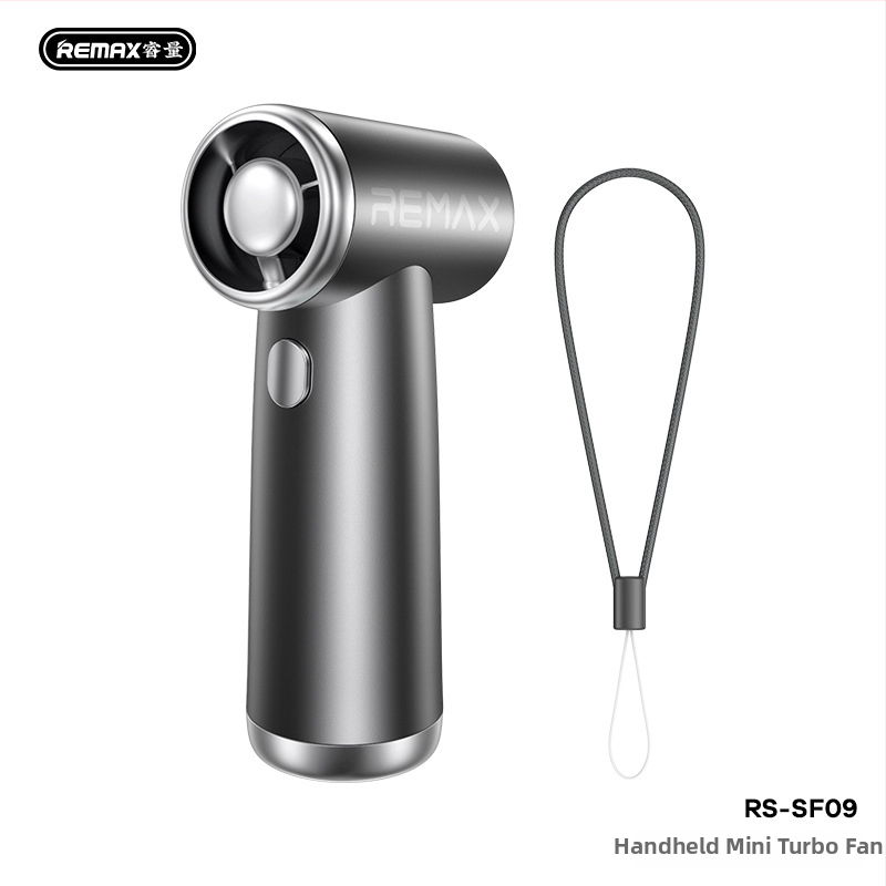 Ručný bezlopatový ventilátor s vstavanou batériou 2000–4000 mAh, BLDC motor, 3 rýchlosti, hmotnosť 105 g