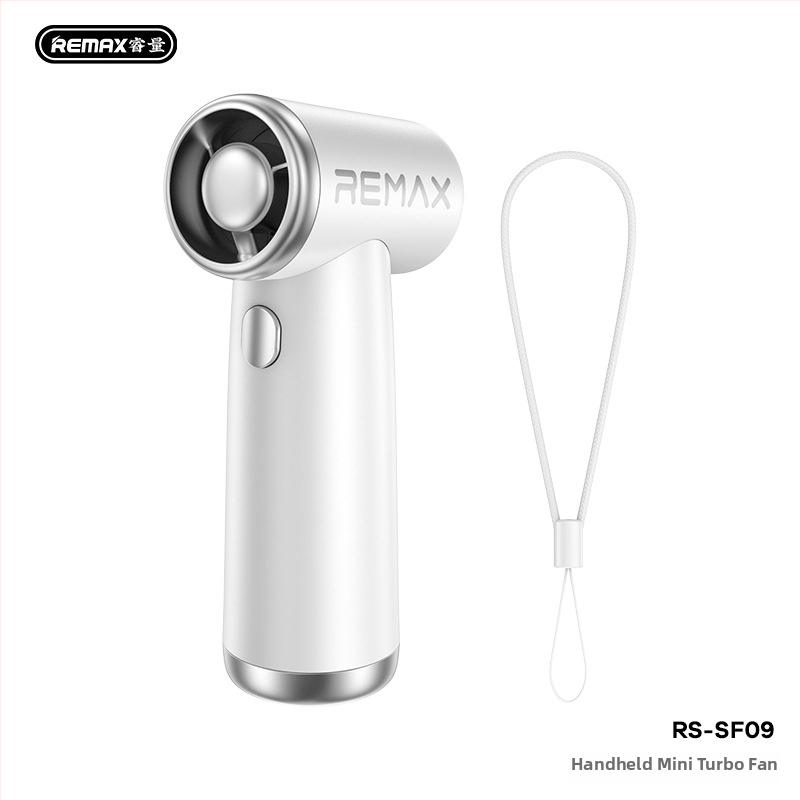 Ručný bezlopatový ventilátor s vstavanou batériou 2000–4000 mAh, BLDC motor, 3 rýchlosti, hmotnosť 105 g