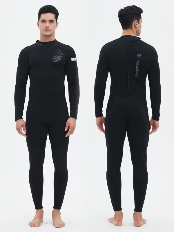 Pánsky celo neoprenový oblek 3 mm, teplo a vysoká elasticita — set na potápanie, šnorchlovanie a voľné potápanie