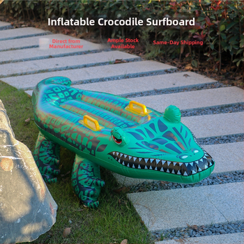 Bawei PVC pūšamā krokodila sērfa dēlis, silkscreen apdruka, universāla izmantošana