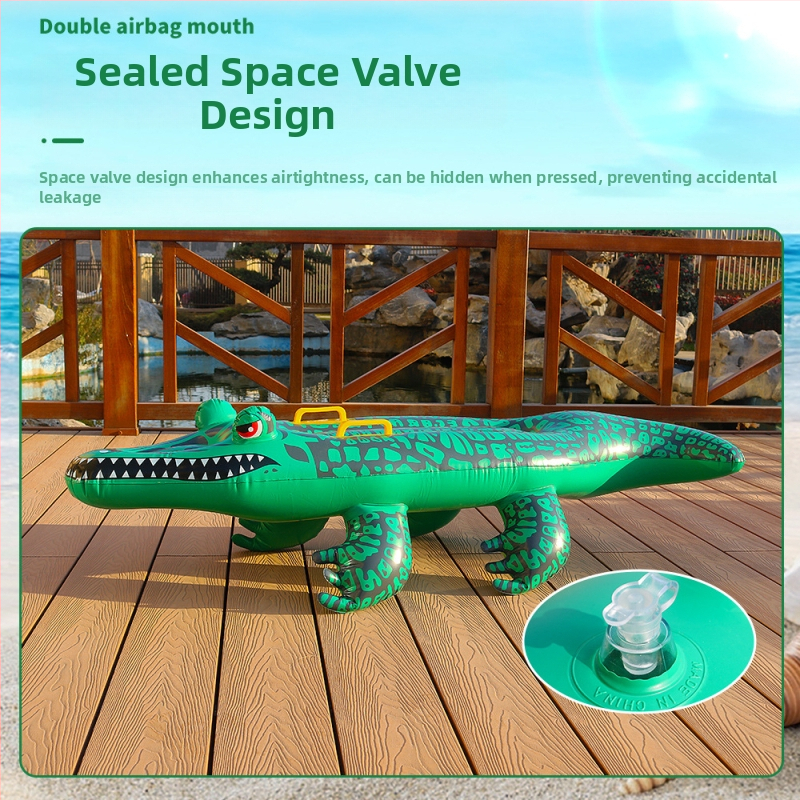 Bawei PVC pripučiamas krokodilių banglentė, šilkografijos spausdinimas, universalus naudojimas