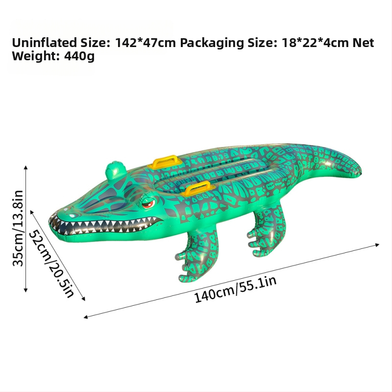Bawei PVC pripučiamas krokodilių banglentė, šilkografijos spausdinimas, universalus naudojimas