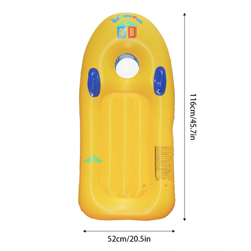 Pūšamā sērfa dēļa bērniem, PVC materiāls, pārnēsājams ūdens rotaļlieta