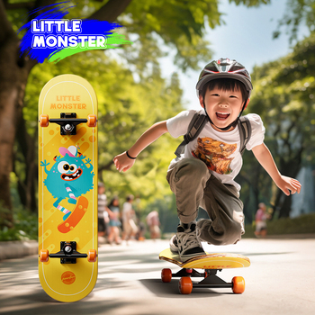 Flyton лонгборд скейтборд за деца — алуминиева сплав дъска, двойна rocker, марка Flyton, категория Skateboard