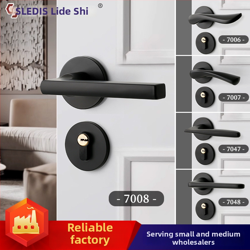 Alumínium fogantyúzár belső faajtókhoz – csendes működés; fürdőszoba, konyha, hálószoba ajtókhoz; modellek 7006–7048