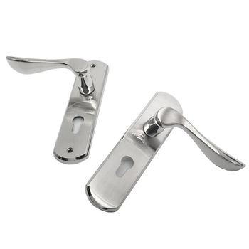 Ajtózár fogantyú, 304 rozsdamentes acél, belső ajtókhoz (fa, fürdő, konyha, fém ajtók), modern egyszerű stílus, modell A004-58