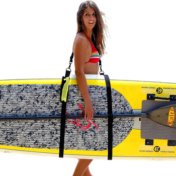 Ramenný popruh na surfovú dosku, nastaviteľný, z nylonu, pre kajak/paddleboard