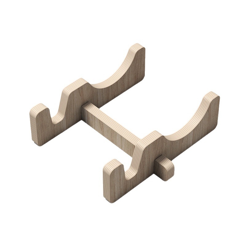 Drevený stojan na balansnú dosku a vystavovací stojan na skateboard – Materiál: drevo; Kód produktu XY-110; Plocha dosky: plochá; Cieľová skupina: univerzálna