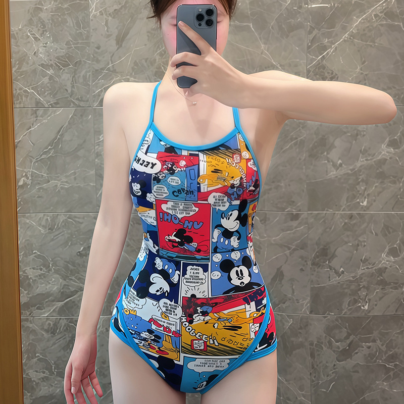 Ženské jednodielne plavky, s výstužou na prsiach bez kostíc, 85% polyester, potlač