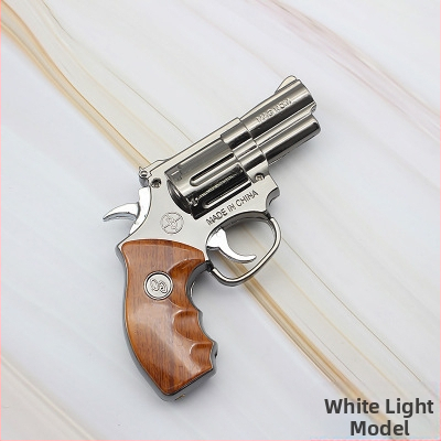 Kovový vetro odolný zapaľovač, mini pištoľový model, bután, balenie 100 kusov