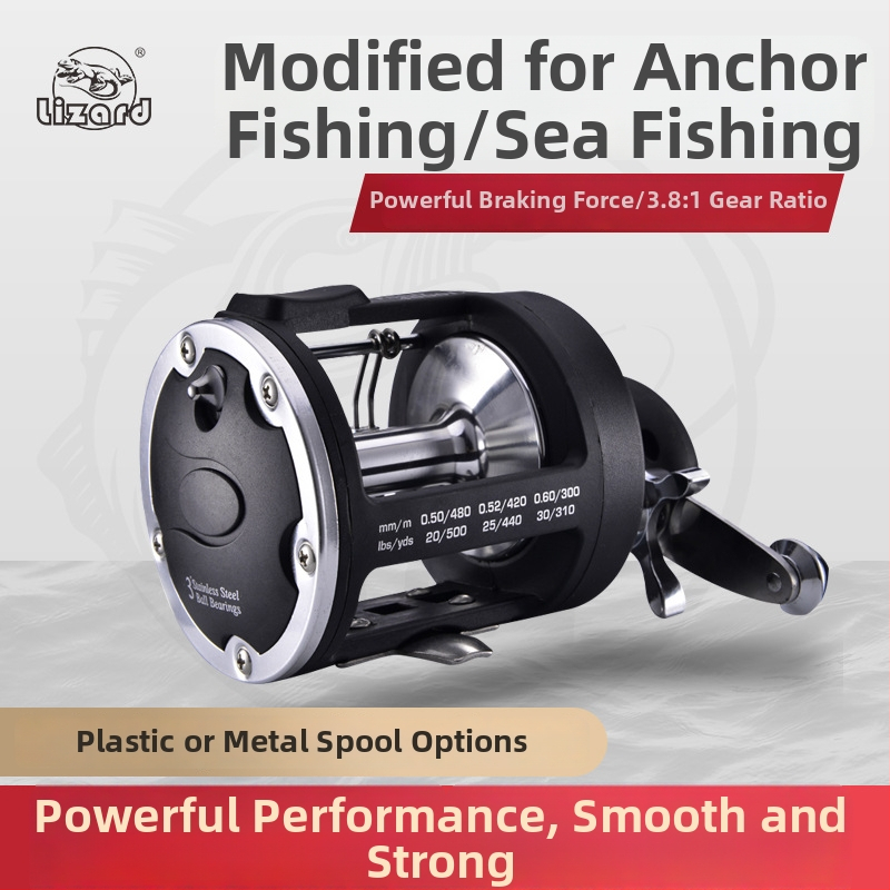 Komelon būgninė žvejybos ritė, 20 vnt.