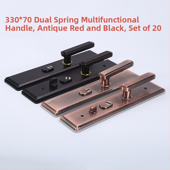 JT-001 Anti-lõhke durvų käepide, terasest, kahekordsete eluainega ja kahekordse kiire lukustusega, isereguleeruv vasak-paremt