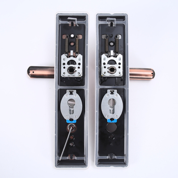 JT-001 Ajtó antifurt fogantyú, vasból készült, dupla élzár és dupla gyorszár, állítható balra–jobbra