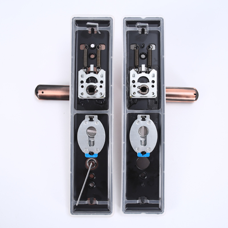 JT-001 Ajtó antifurt fogantyú, vasból készült, dupla élzár és dupla gyorszár, állítható balra–jobbra