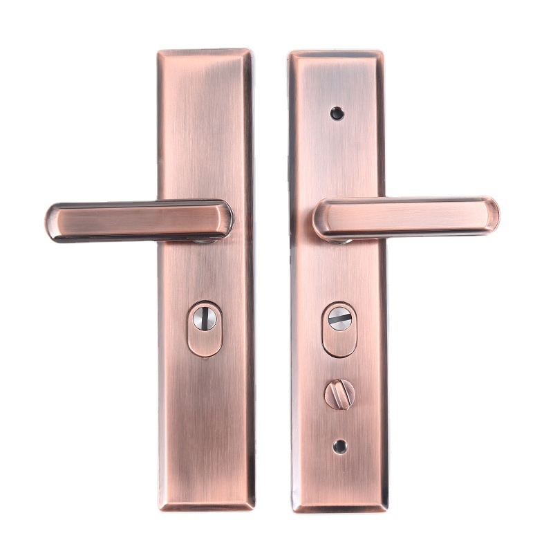 JT-001 Ajtó antifurt fogantyú, vasból készült, dupla élzár és dupla gyorszár, állítható balra–jobbra