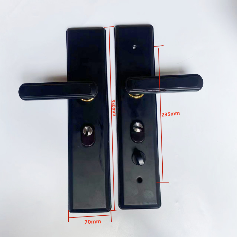 JT-001 Ajtó antifurt fogantyú, vasból készült, dupla élzár és dupla gyorszár, állítható balra–jobbra