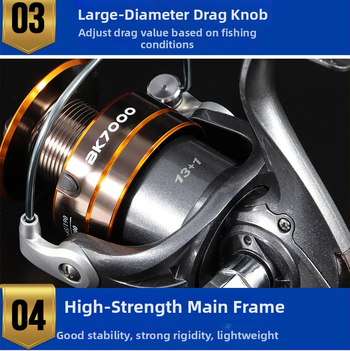 HAICHAO spiningo ritė žvejybai, pakuotėje 40 vnt.