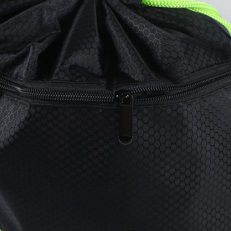 Oksfordo audinio raištinė kuprinė su futbolo spauda, skirta lauko maratonams, sandėlyje, pritaikoma