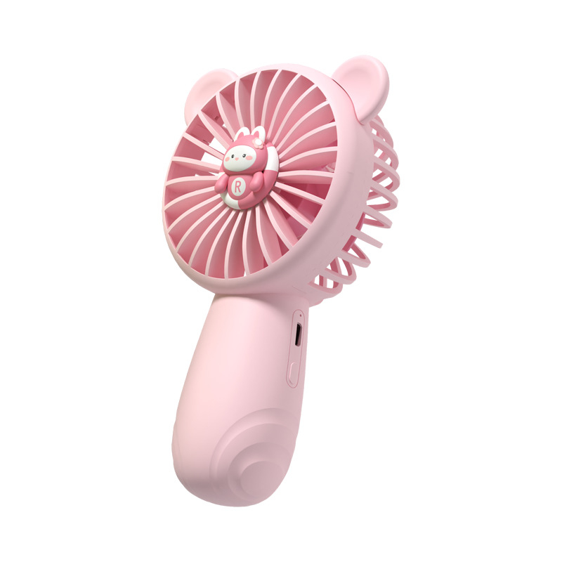 Käeshoitav USB ventilaator, 3 kiirustus, sisseehitatud aku 500–800 mAh, vaikne töö