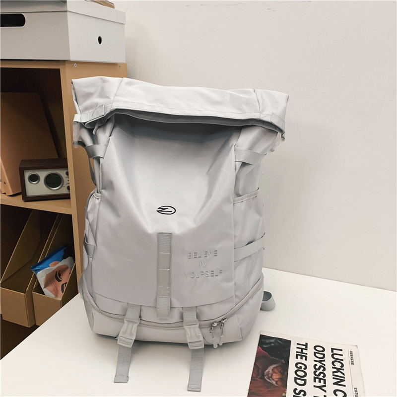 Rucsac unisex din Oxford, stil street-trendy, multifuncțional, compartiment pentru laptop de 16 inchi, capacitate sub 20 L, impermeabil